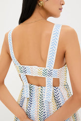 Embroidered Lorenza Dress